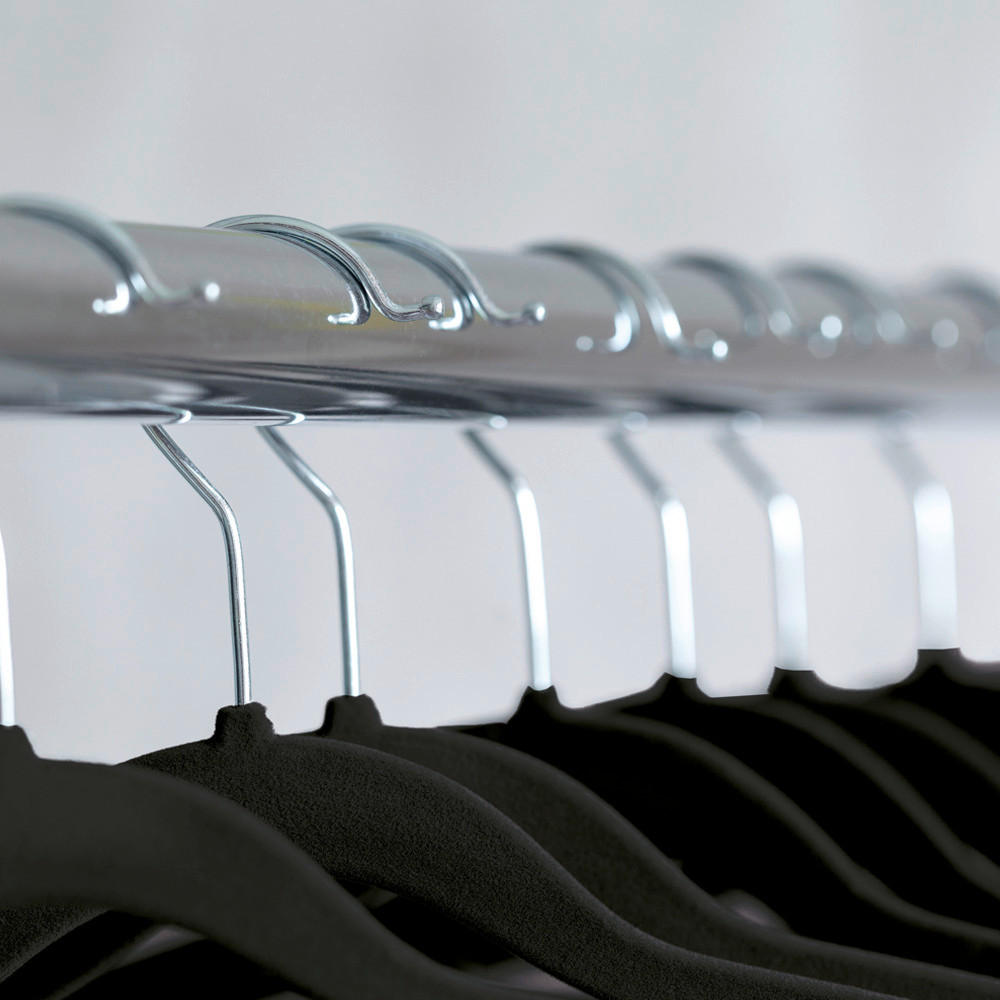 Kesper Kleiderbügel 25tlg. schwarz Kunststoff Kleiderbügel_25tlg. - schwarz (45,00cm) - Kesper