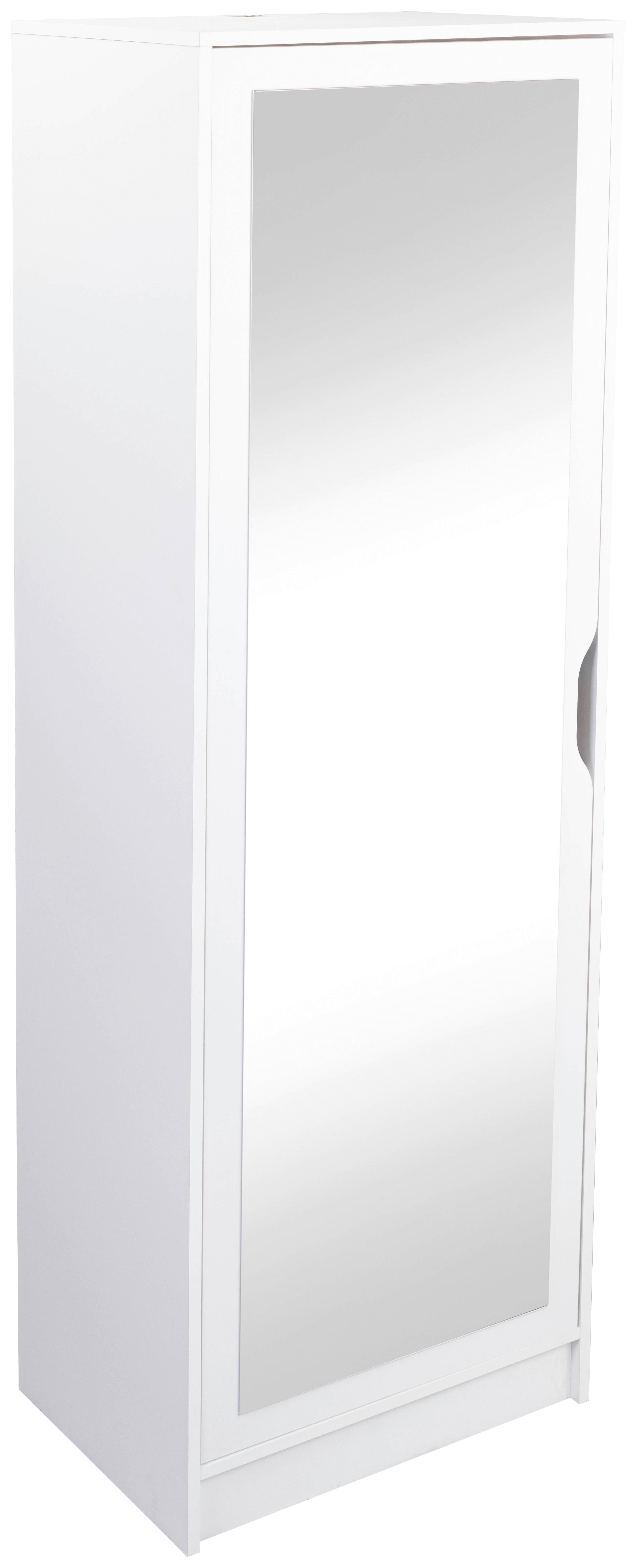 Schuhschrank Westphalen 1D weiß beschichtet Nachbildung B/H/L: ca. 40x189,5x58 cm Westphalen 1D - weiß (58,00/40,00/189,50cm) - Inter Link