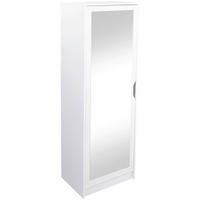 Schuhschrank Westphalen 1D weiß beschichtet Nachbildung B/H/L: ca. 40x189,5x58 cm Westphalen 1D - weiß (58,00/40,00/189,50cm) - Inter Link