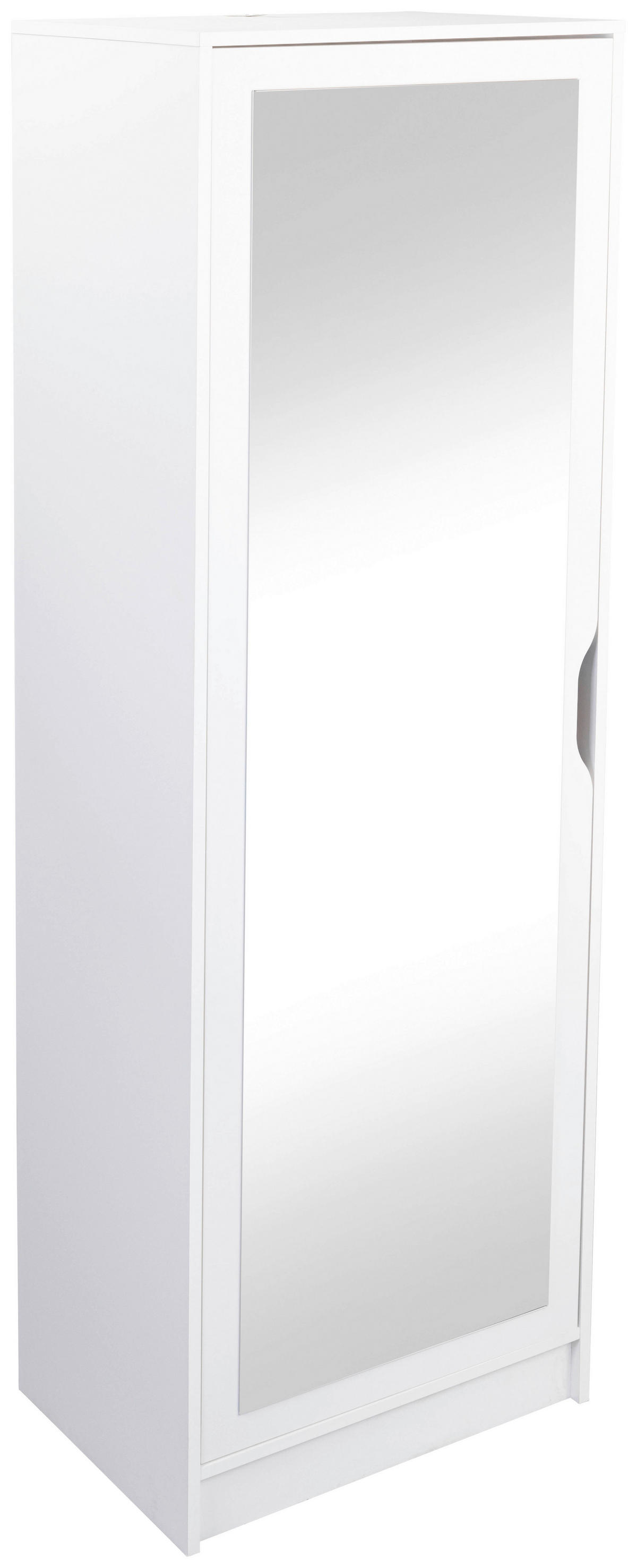 Schuhschrank Westphalen 1D weiß beschichtet Nachbildung B/H/L: ca. 40x189,5x58 cm Westphalen 1D - weiß (58,00/40,00/189,50cm) - Inter Link