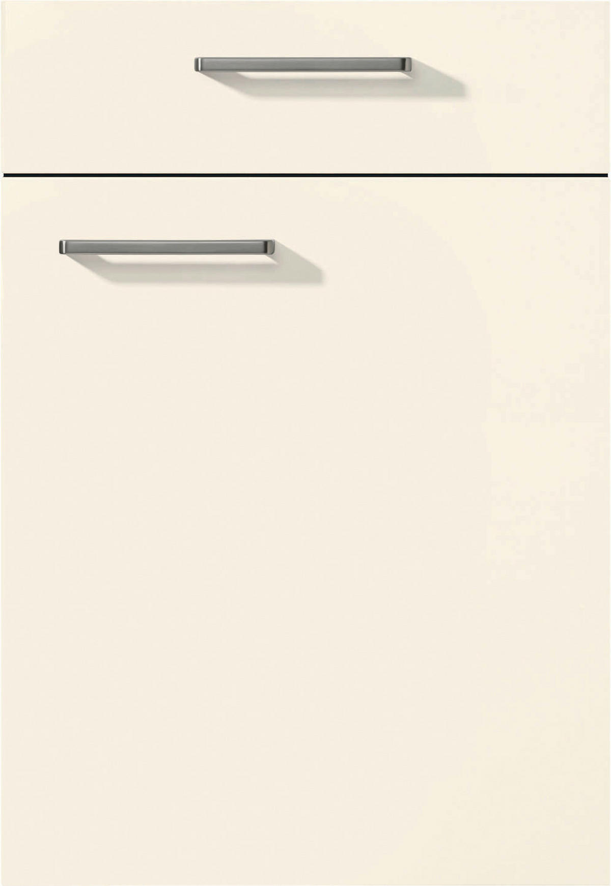 nobilia Doppelblock Touch schwarz Lacklaminat supermatt B/T/L: ca. 150x60x260 cm Touch - schwarz/goldgelb (150,00/260,00cm) - nobilia