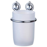 Becherhalter weiß Kunststoff Becherhalter_m.Becher_Atlantik - weiß/Chrom - Axentia