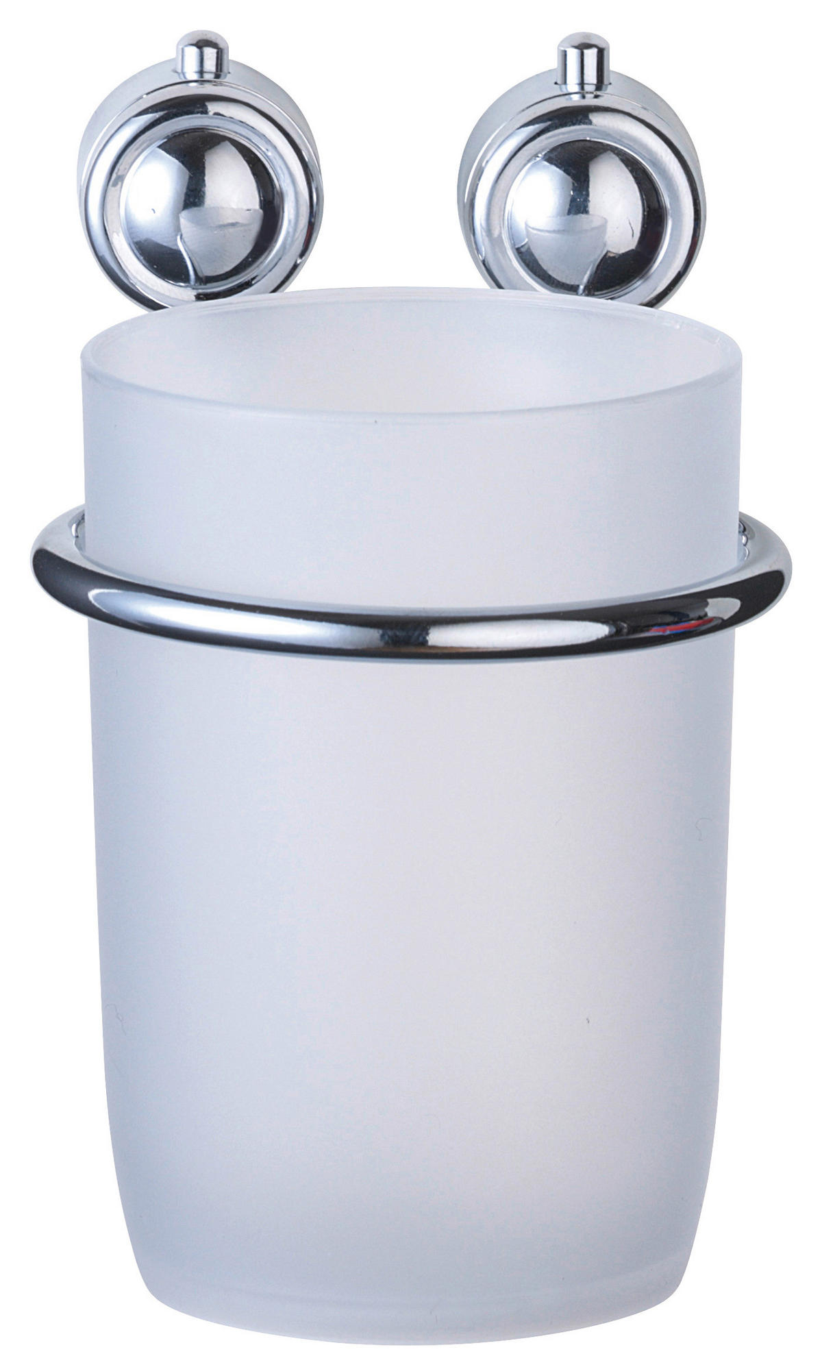 Becherhalter weiß Kunststoff Becherhalter_m.Becher_Atlantik - weiß/Chrom - Axentia