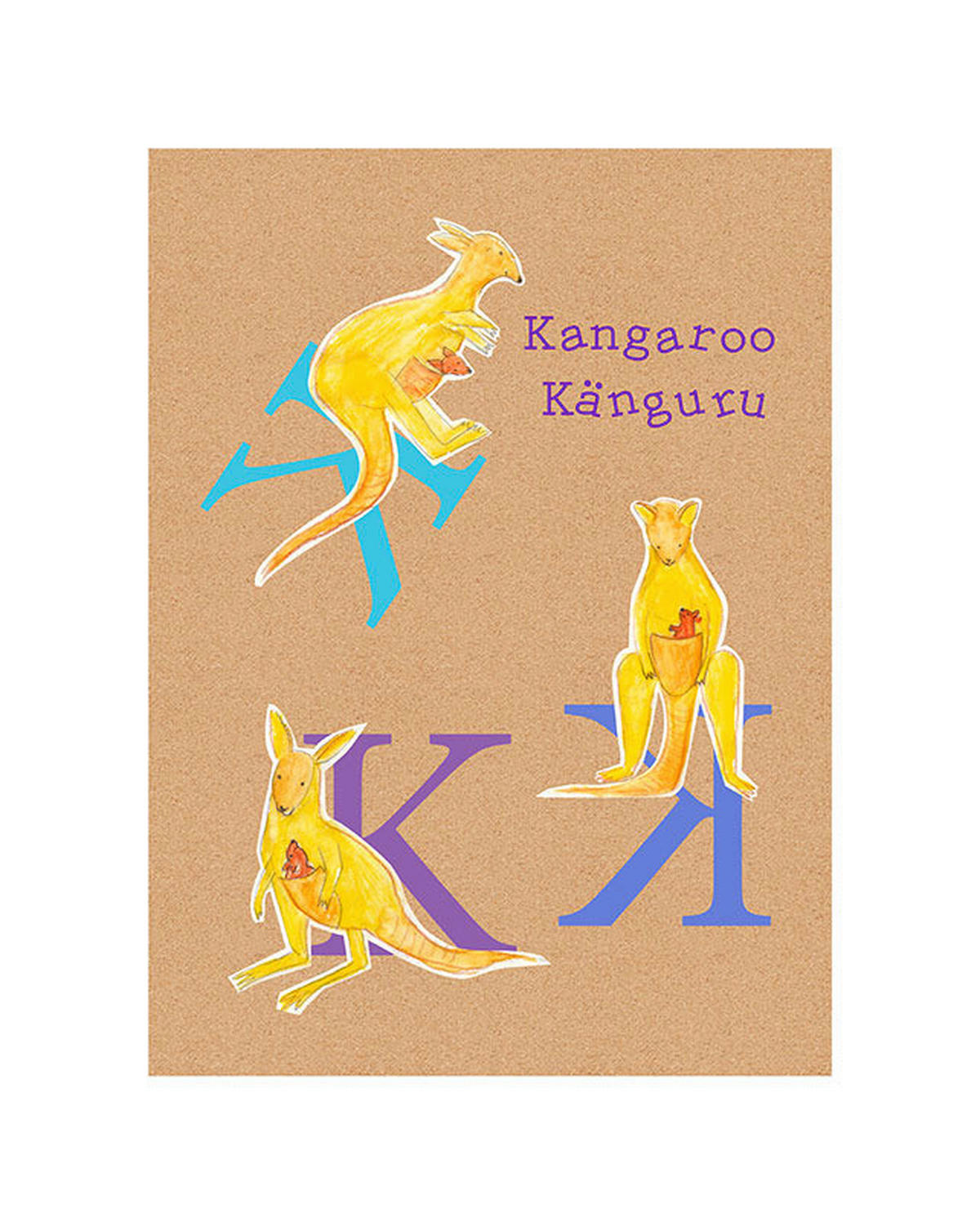 Komar Poster ABC Animal K ABC Animal K - Komar