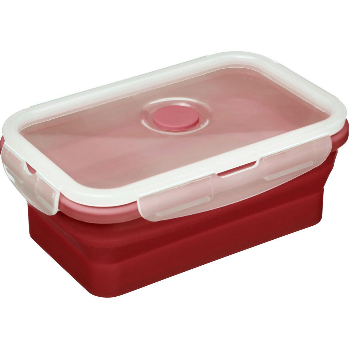 Westmark Frischhaltedose rot B/H/L: ca. 18,5x3,5x12,5 cm Frischhaltedose_faltbar 750l - rot (12,50/18,50/3,50cm) - Westmark
