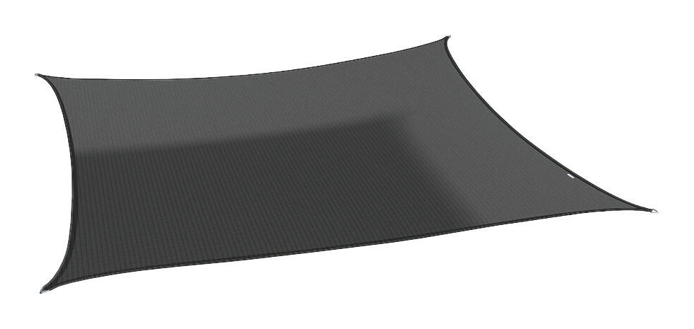 PLATINUM Sonnensegel Coolfit schwarz Polyethylen B/H/L: ca. 500x1x500 cm Coolfit - schwarz (500,00/500,00/1,00cm) - PLATINUM