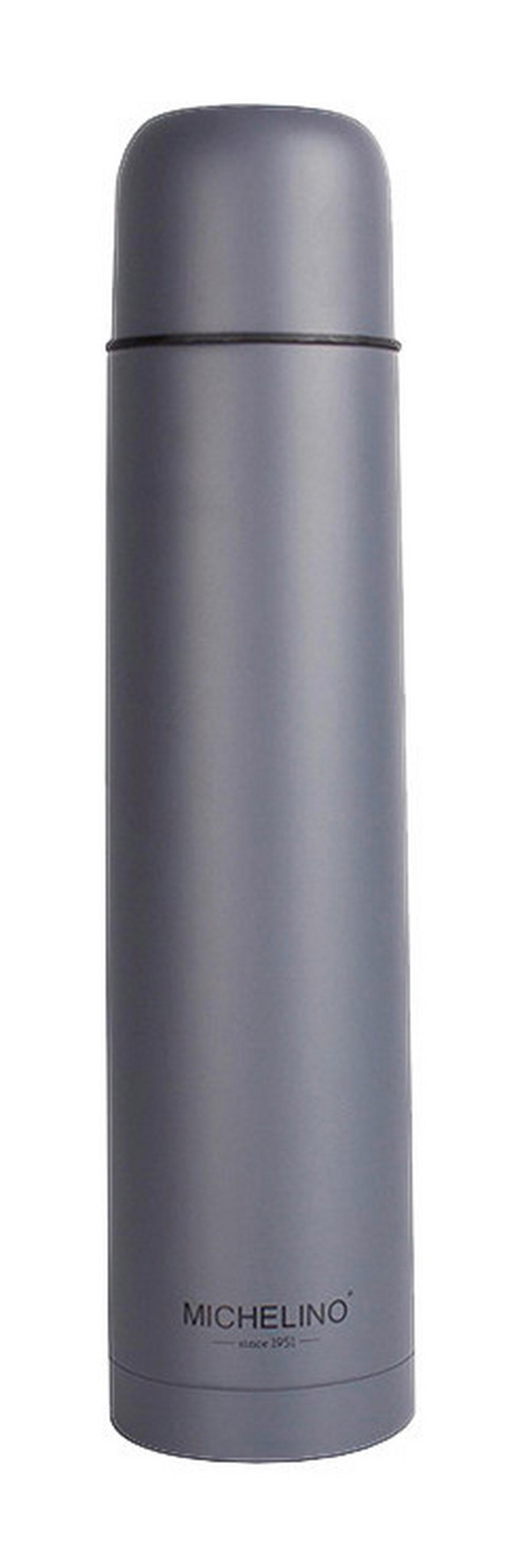 MICHELINO Isolierflasche grau Edelstahl Isolierflasche 1l - grau - MICHELINO