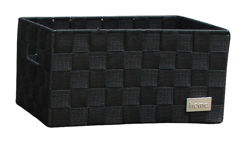 POCOline Aufbewahrungskorb schwarz Nylon B/H/L: ca. 14x18x28 cm Korb_Nina_S schwarz - schwarz (28,00/14,00/18,00cm) - POCOline
