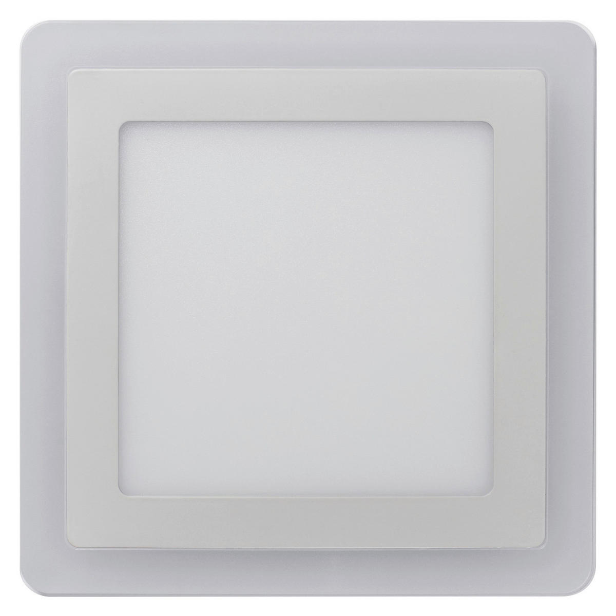 LEDVANCE LED-Wand-/Deckenleuchte 260535 weiß Aluminium Kunststoff B/H/L: ca. 19,8x3,8x19,8 cm Click White Square - weiß (19,80/19,80/3,80cm) - LEDVANCE
