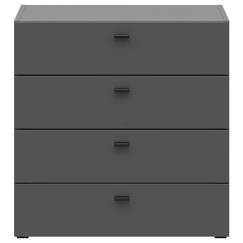 Thumbnail - Schubkastenkommode System 64 anthrazit matt B/H/T: ca. 64x64x35 cm