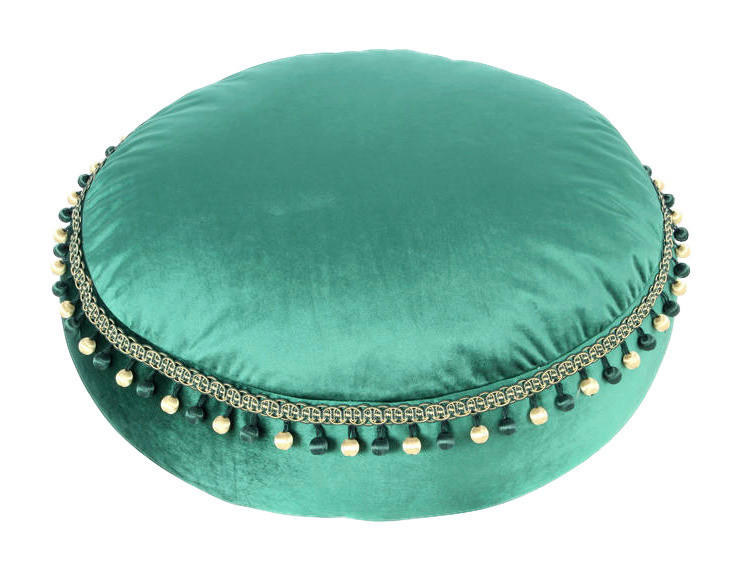 360 Living Hocker Taj Mahal 400 grün B/H/T: ca. 65x25x65 cm Taj Mahal 400 - grün (65,00/25,00/65,00cm) - 360 Living
