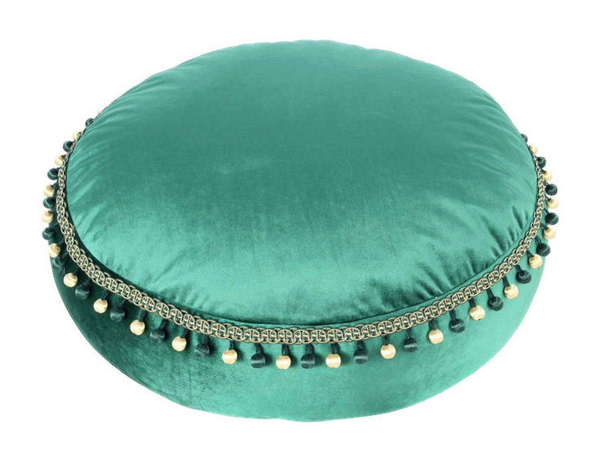 360 Living Hocker Taj Mahal 400 grün B/H/T: ca. 65x25x65 cm Taj Mahal 400 - grün (65,00/25,00/65,00cm) - 360 Living