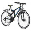 KS-Cycling Mountain-Bike Fully 635M  26 Zoll Rahmenhöhe 48 cm 21 Gänge schwarz schwarz ca. 26 Zoll Fully - schwarz/grün - KS-Cycling