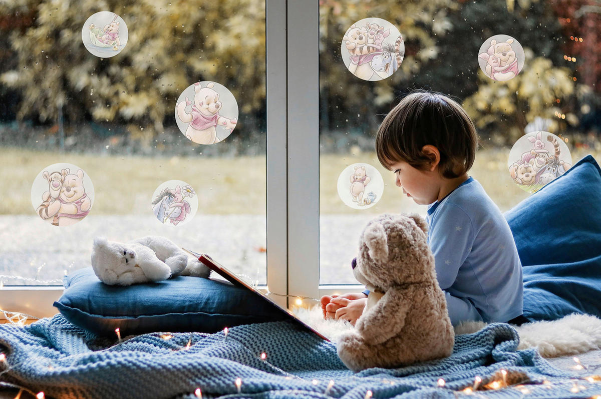 Komar Fenstersticker Winnie the Pooh Wonderful  Winnie the Pooh Wonderful B/L: ca. 30x30 cm Winnie the Pooh Wonderful - (30,00/30,00cm) - Komar