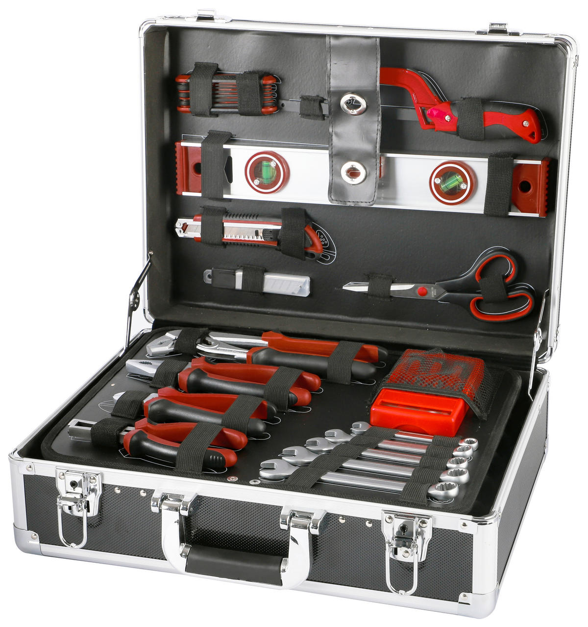 Werkzeugkoffer B/H/T: ca. 45,5x17x35 cm 128 tlg. Werkzeugkoffer_128tlg. - (45,50/17,00/35,00cm)