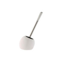 WC-Garnitur weiß silber Keramik WC-Garnitur_Pisa weiß - weiß/silber (15,50/15,50/34,50cm) - Axentia