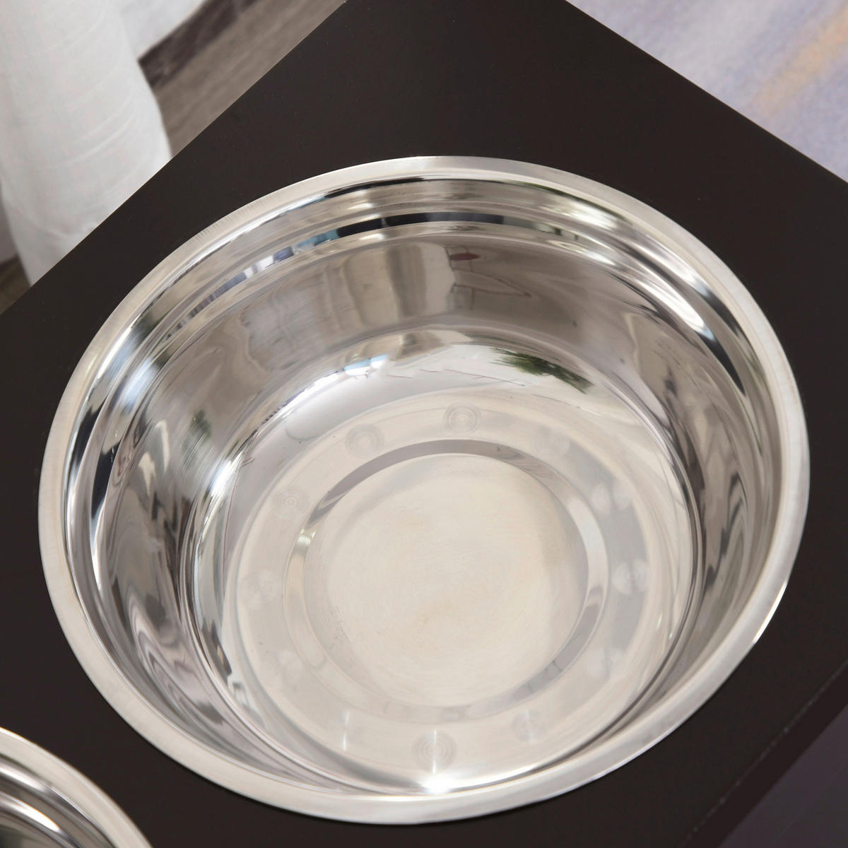 PawHut Futternapf braun MDF B/H/L: ca. 60x41x30 cm Futternapf - braun (30,00/60,00/41,00cm) - PawHut