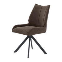 Stuhl  braun Webstoff B/H/T: ca. 51x91x59 cm Madison_Stuhl_6003400 - braun/schwarz (51,00/91,00/59,00cm)