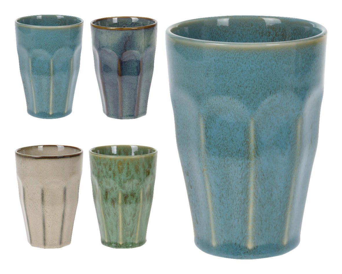 Trinkbecher multicolor Porzellan Becherset_4tlg. - multicolor