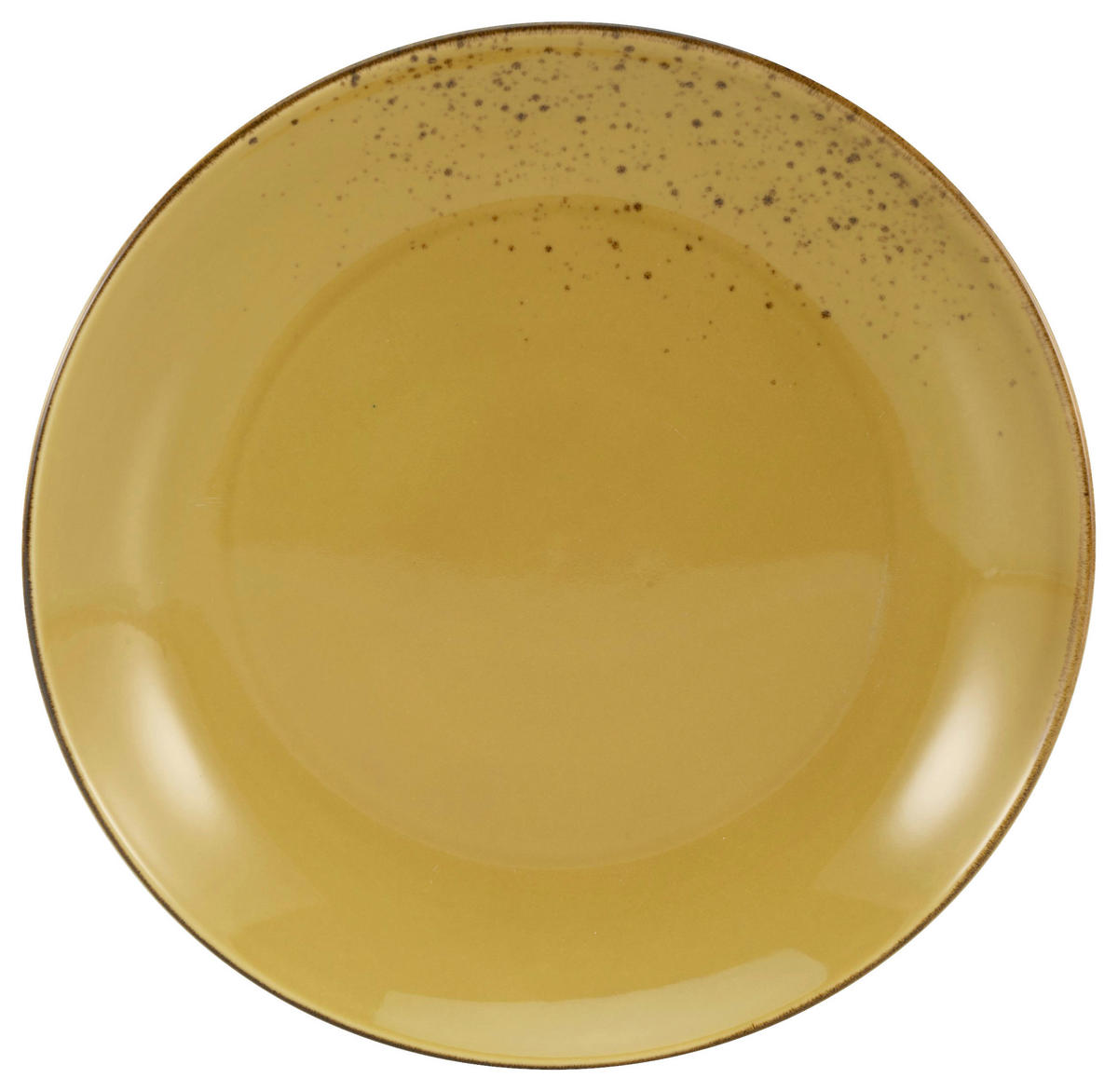 CreaTable Teller NATURE COLLECTION curry Steinzeug D: ca. 27 cm NATURE COLLECTION - curry (27,00cm) - CreaTable