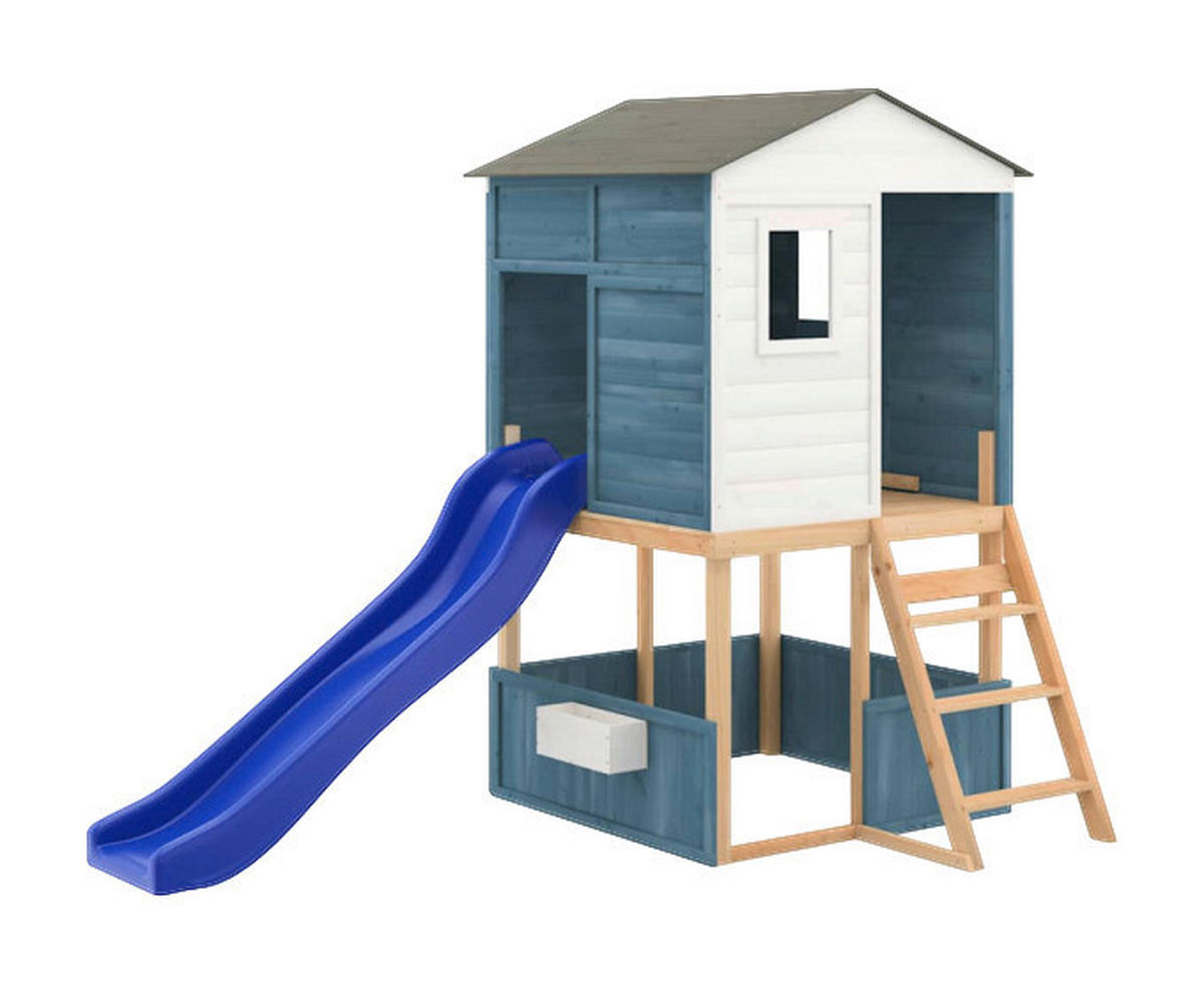VidaXL Spielturm blau Spielturm - blau - VidaXL