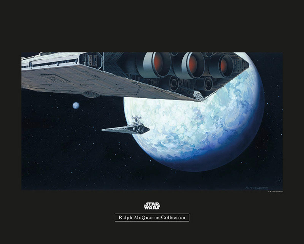 Komar Poster Star Wars Classic RMQ Hoth Orbit Star Wars B/L: ca. 50x40 cm Star Wars Classic RMQ Hoth Orbit - (50,00/40,00cm) - Komar