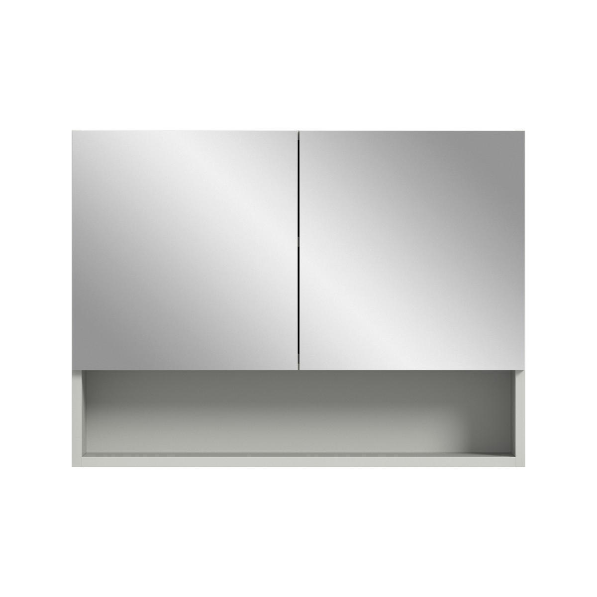 Spiegelschrank Copa hellgrau B/H/T: ca. 74x55x17 cm Copa - hellgrau (74,00/55,00/17,00cm) - xonox.home