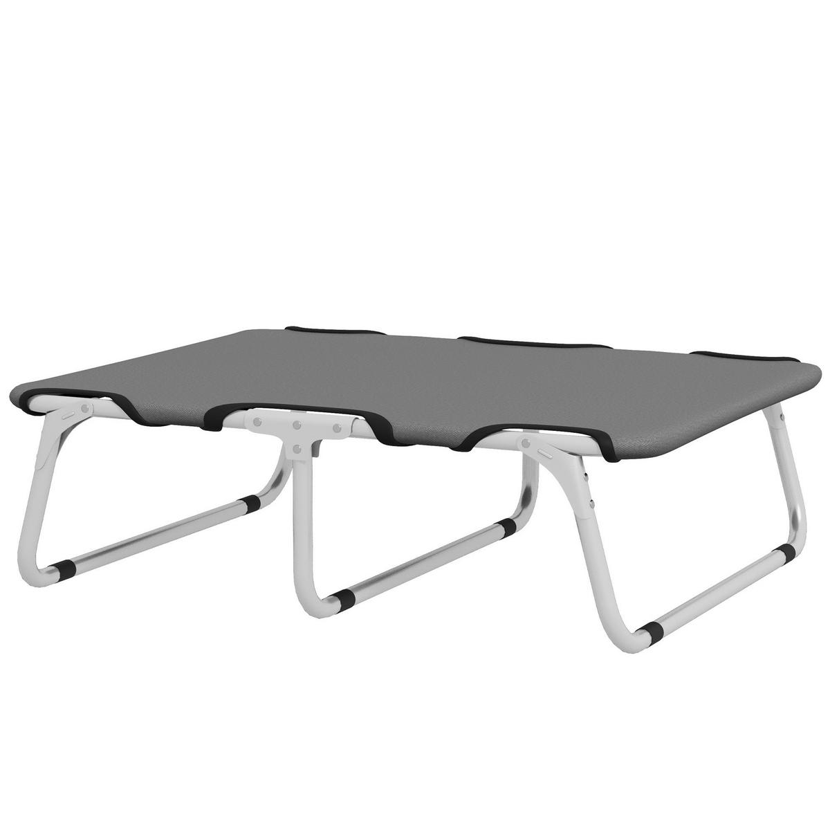 PawHut Hundebett grau Polyester-Mischgewebe B/H/L: ca. 58x20x71 cm Hundebett - grau (71,00/58,00/20,00cm) - PawHut