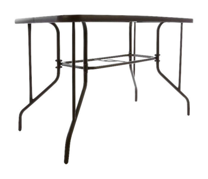 VCM Gartensitzgruppe braun Stahl B/H/T: ca. 53x73x60 cm Gartensitzgruppe_5tlg. - braun (53,00/73,00/60,00cm) - VCM