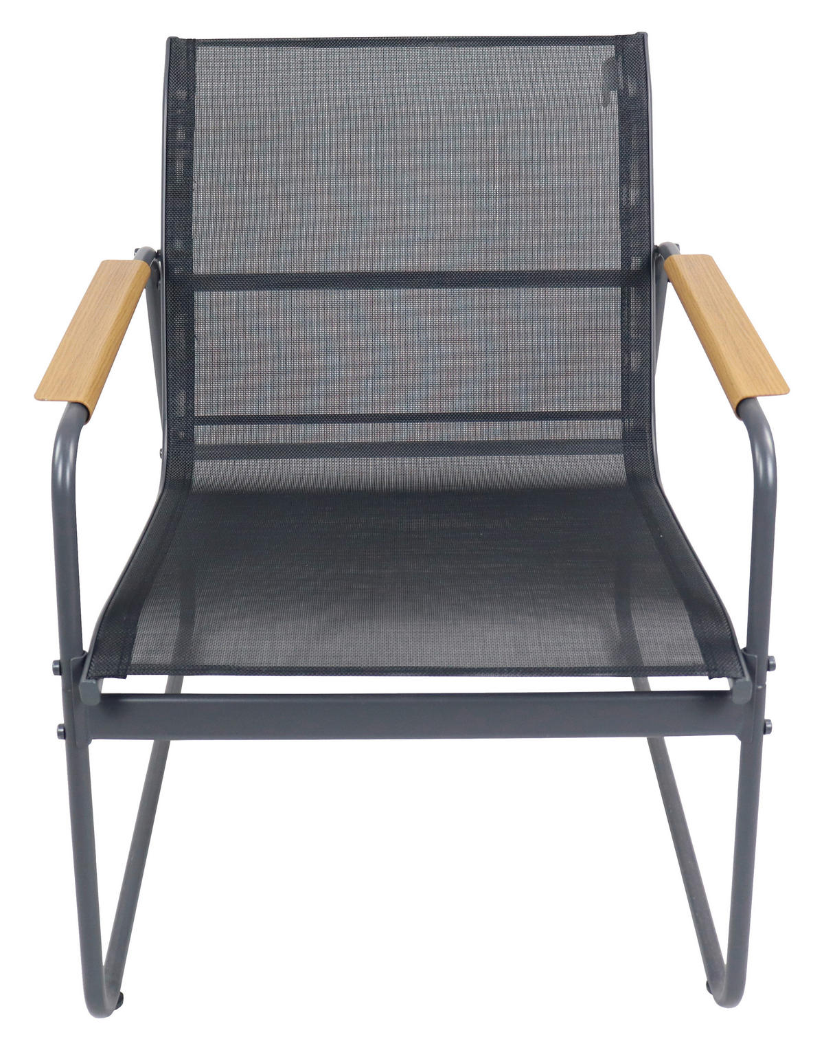 VCM Gartensitzgruppe Lexila schwarz Textilene B/H/L: ca. 110x76x74 cm Lexila - schwarz (74,00/110,00/76,00cm) - VCM