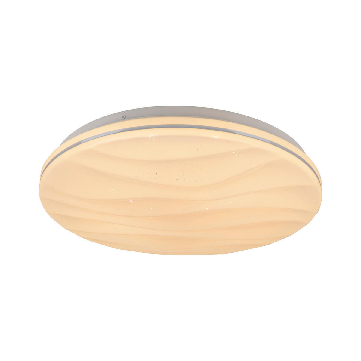 Näve Leuchten Deckenleuchte 1355923 weiß Kunststoff Metall B/H/T: ca. 38x6x38 cm null 1 Brennstellen Smart Home LED Deckenleuchte - weiß (38,00/6,00/38,00cm) - Näve Leuchten