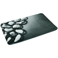 Badematte Badematte_Stein ca.50x80cm - anthrazit/silber (50,00/80,00cm)