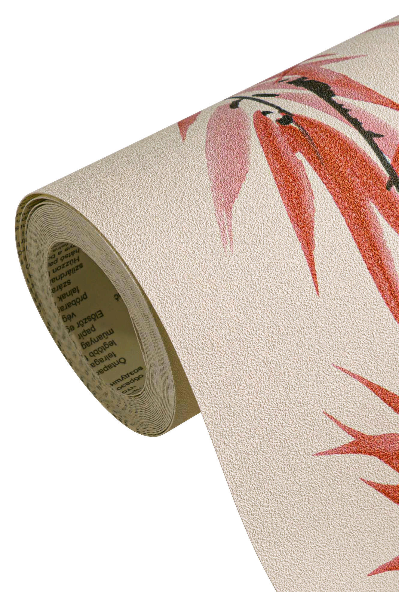 A.S.Création Bordüre weiß rot schwarz B/H/D: ca. 17x500x6,8 cm Bordüre_selbstklebend - weiß/rot (6,80/500,00cm) - A.S.Creation