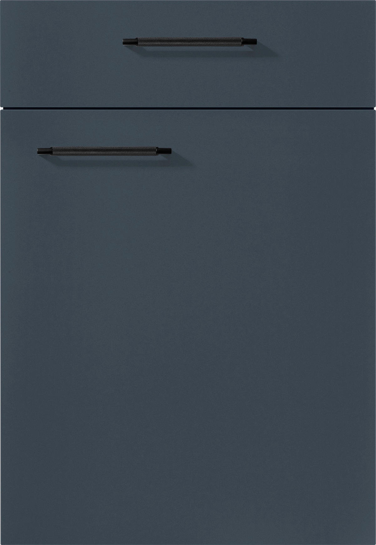 nobilia Doppelblock Easytouch Grafitschwarz Lacklaminat B/T: ca. 260x60 cm Easytouch - Eiche/schwarz (260,00/60,00cm) - nobilia