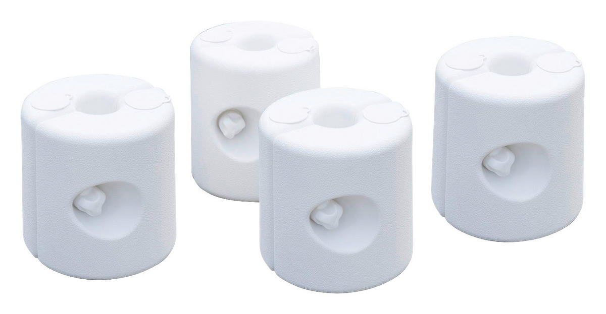 Outsunny Gewichte für Faltpavillon Gewichte_für_Faltpavillon - weiß (24,00cm) - Outsunny