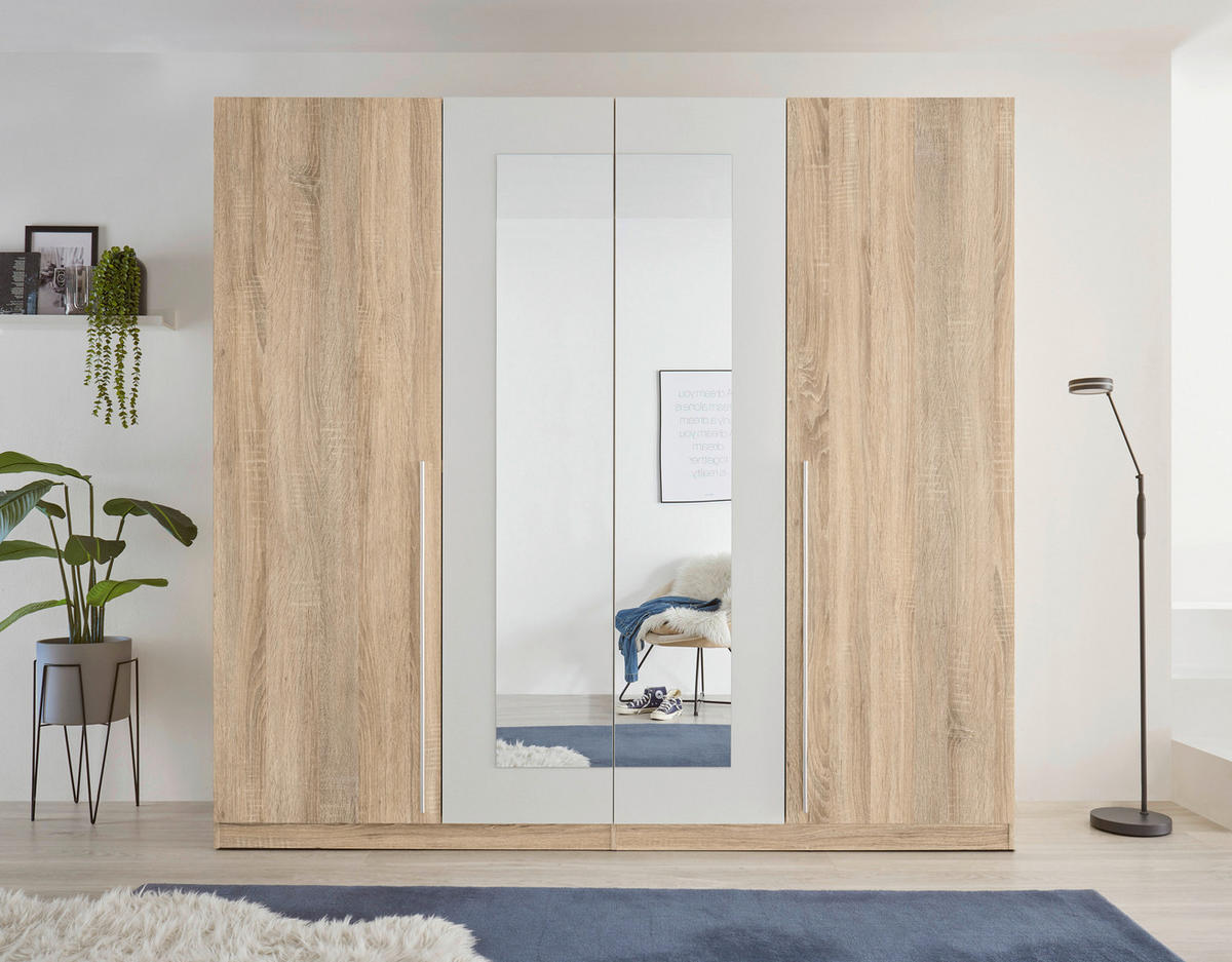 Kleiderschrank Cano Eiche San-Remo Nachbildung B/H/T: ca. 228x213x62 cm Cano - Eiche (228,00/213,00/62,00cm)