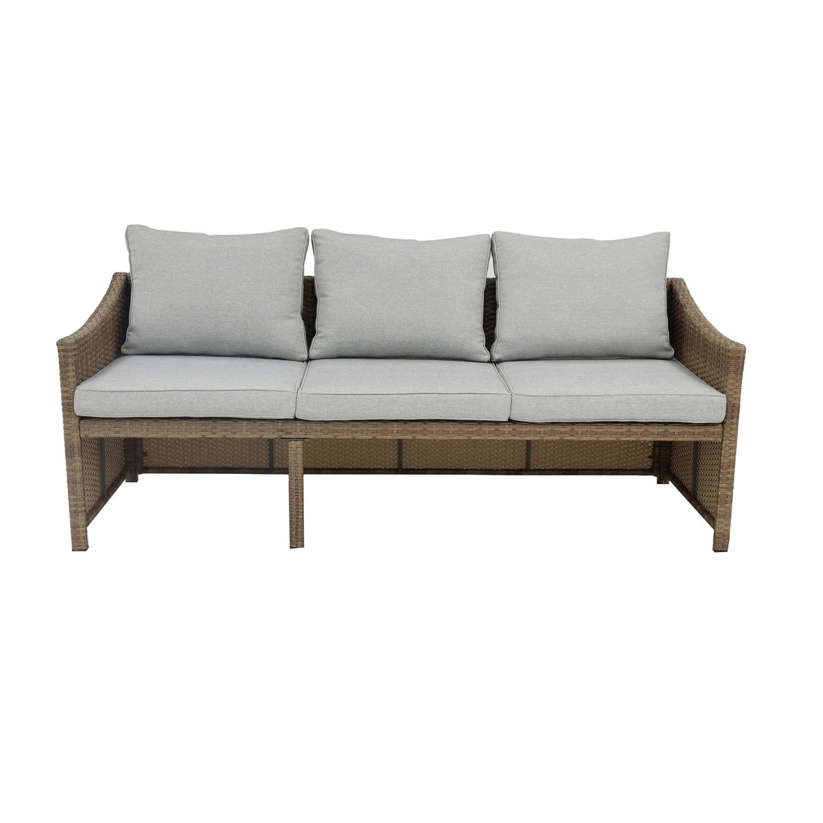 POCOline Gartensitzgruppe Anna braun Stahl Anna - braun/natur - POCOline