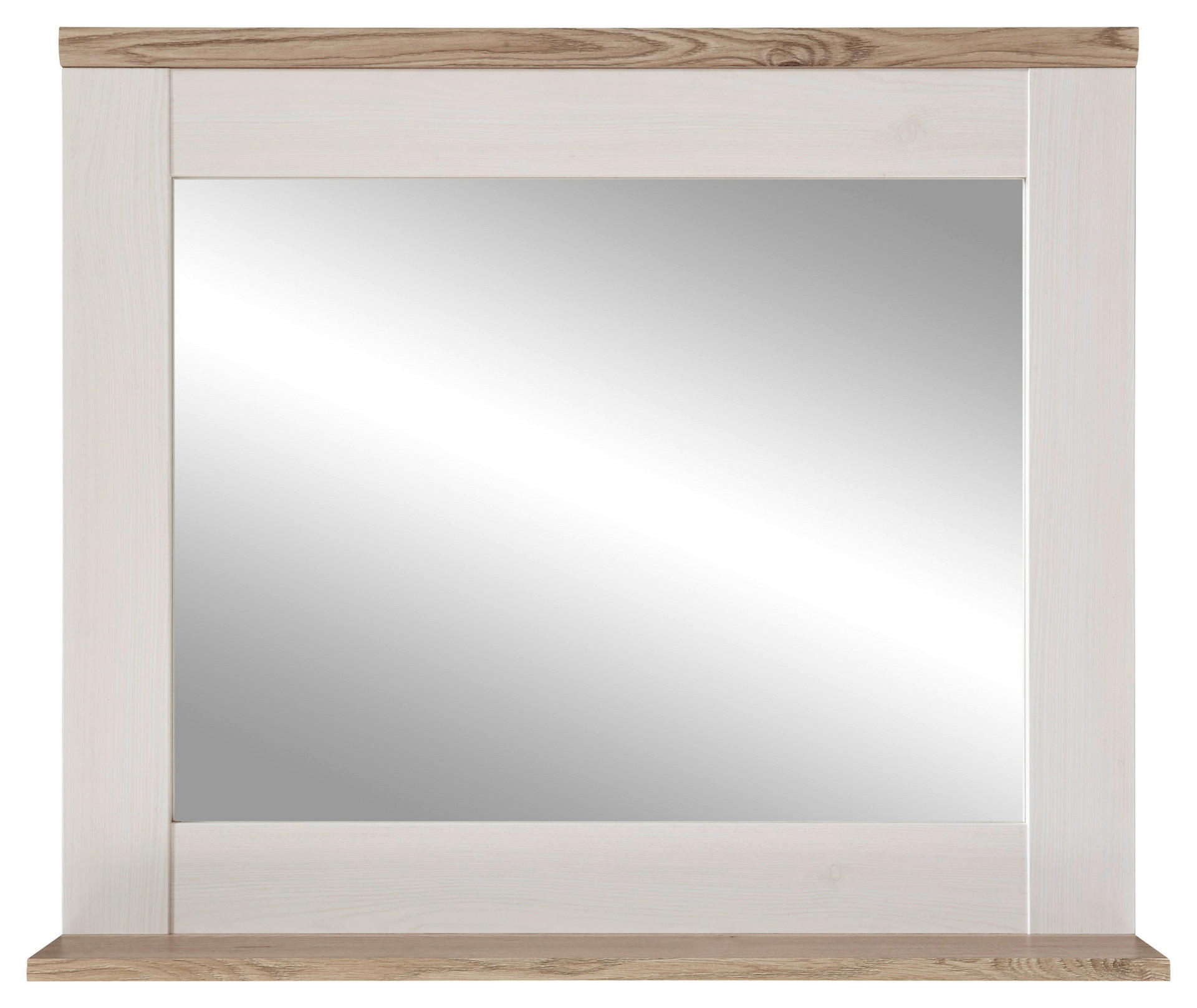 Wandspiegel Romance Sibiu Lärche Nachbildung Eiche San-Remo Nachbildung B/H/T: ca. 80x70x12 cm Romance - Eiche (80,00/70,00/12,00cm)