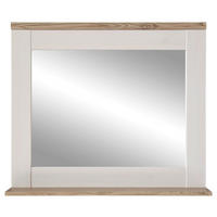 Wandspiegel Romance Sibiu Lärche Nachbildung Eiche San-Remo Nachbildung B/H/T: ca. 80x70x12 cm Romance - Eiche (80,00/70,00/12,00cm)