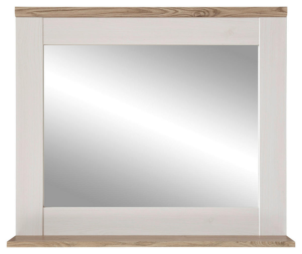 Wandspiegel Romance Sibiu Lärche Nachbildung Eiche San-Remo Nachbildung B/H/T: ca. 80x70x12 cm Romance - Eiche (80,00/70,00/12,00cm)