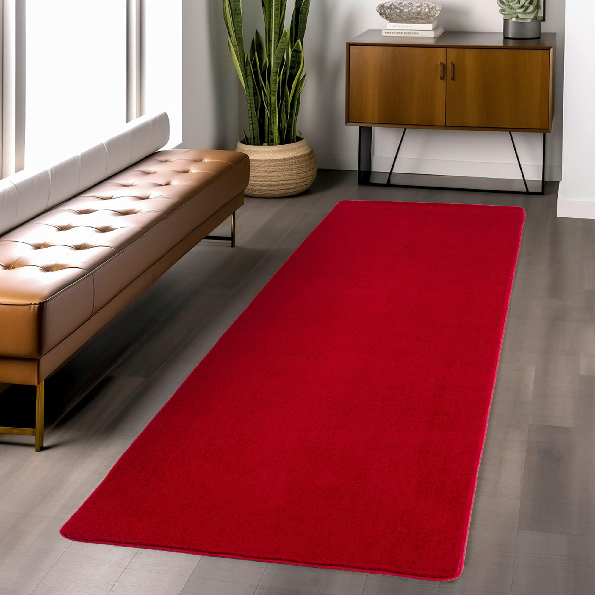 Ayyildiz Teppich JOY rot B/L: ca. 80x250 cm JOY - rot (80,00/250,00cm) - Ayyildiz