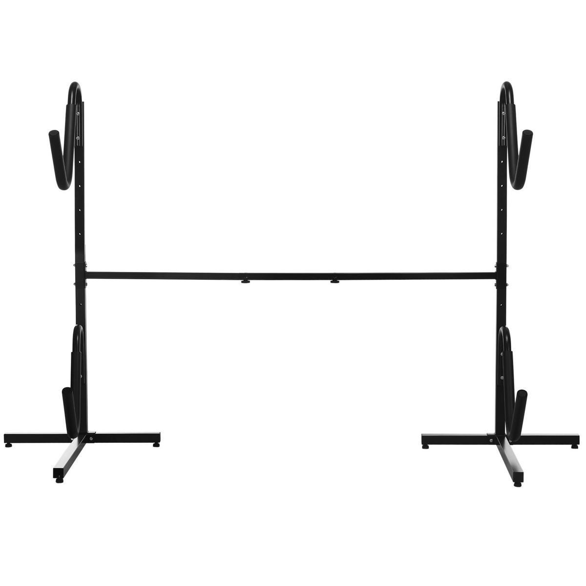 SPORTNOW Outdoor-Aktivitäten schwarz Edelstahl B/H/L: ca. 72,5x240x157 cm Kajak_Gestell - schwarz (157,00/72,50/240,00cm) - SPORTNOW