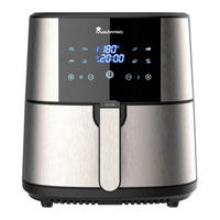 MASTERPRO Heißluftfritteuse ROCKET 600 - schwarz/silber - MASTERPRO
