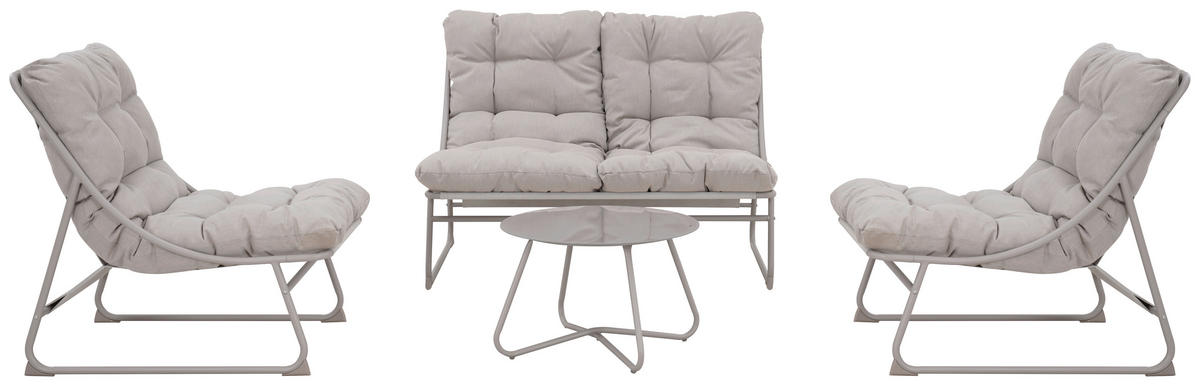 POCOline Gartensitzgruppe beige Textilene Gartensitzgruppe_Samba_4tlg. - beige - POCOline