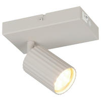 Reality Leuchten Spots grau Metall B/H/L: ca. 9x15x14,5 cm GU10 1 Brennstellen Spot_Soka_1 - grau (14,50/9,00/15,00cm) - Reality Leuchten