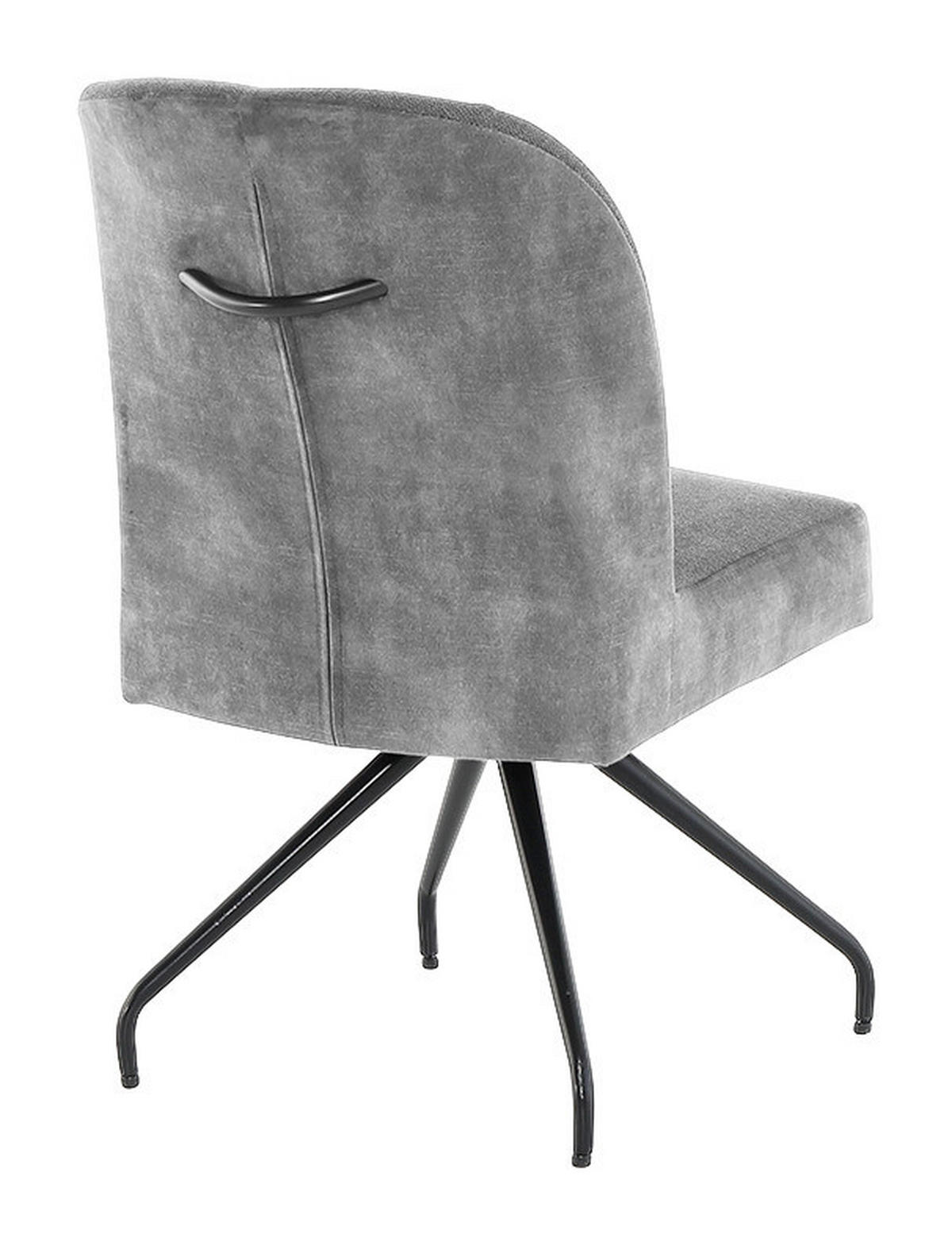 Stuhl  grau B/H/T: ca. 47x88x63 cm Rudi_Stuhl - schwarz/grau (47,00/88,00/63,00cm)