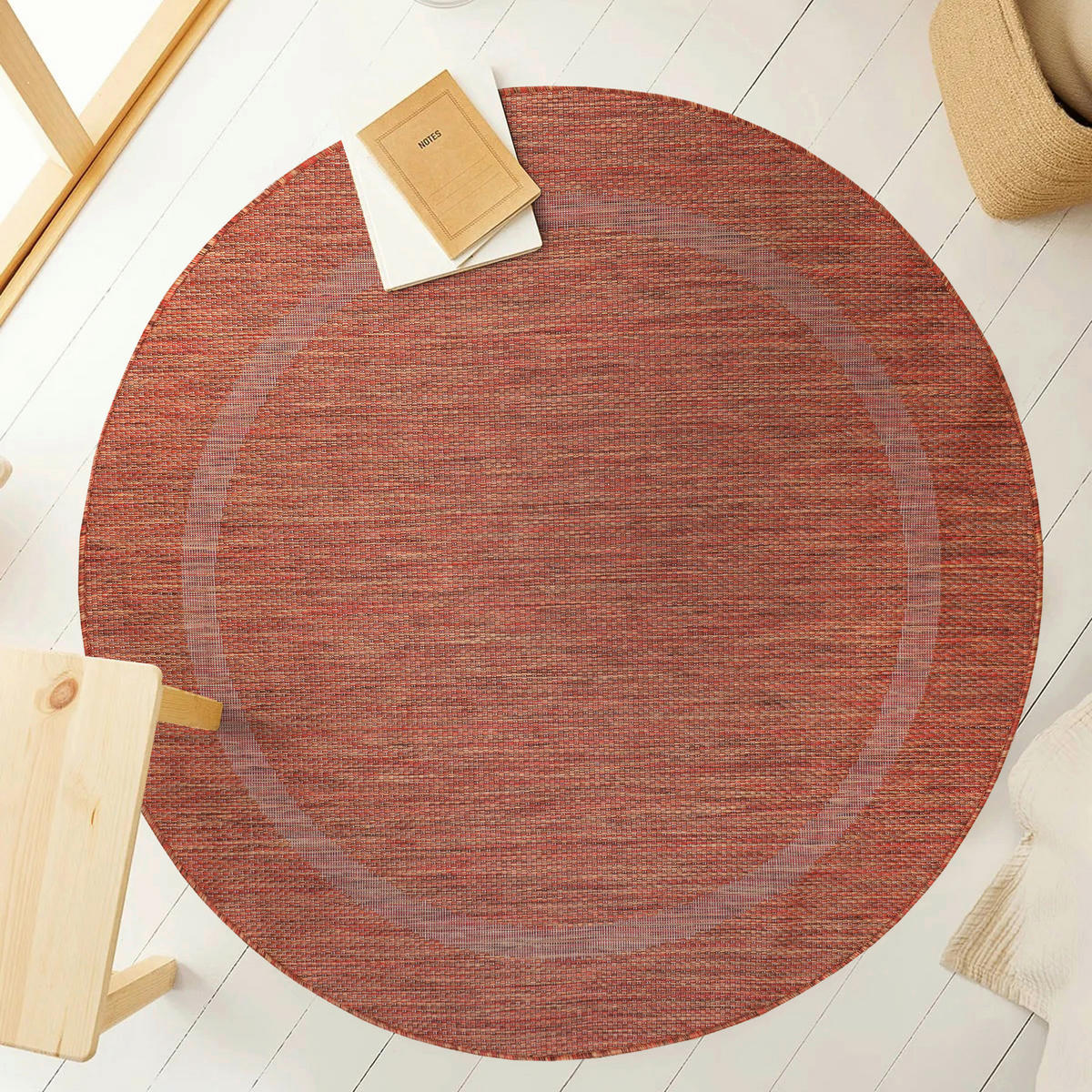 Ayyildiz Teppich RELAX Kupfer B/L: ca. 120x120 cm RELAX - Kupfer (120,00/120,00cm) - Ayyildiz