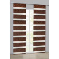Schiebevorhang Mandy braun B/L: ca. 60x245 cm Mandy - braun/Kupfer (60,00/245,00cm) - POCOline