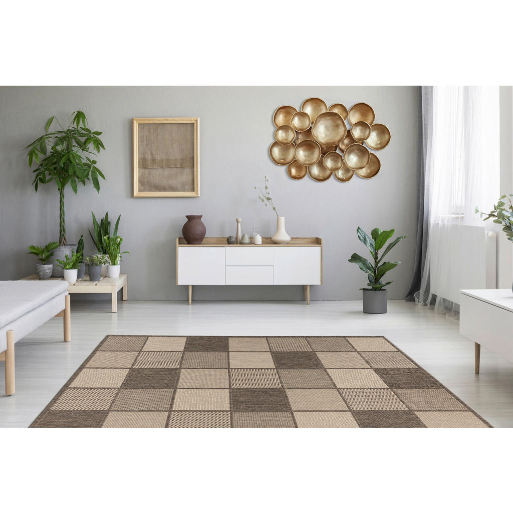 Thumbnail - 360Living Teppich Splash braun B/L: ca. 120x170 cm