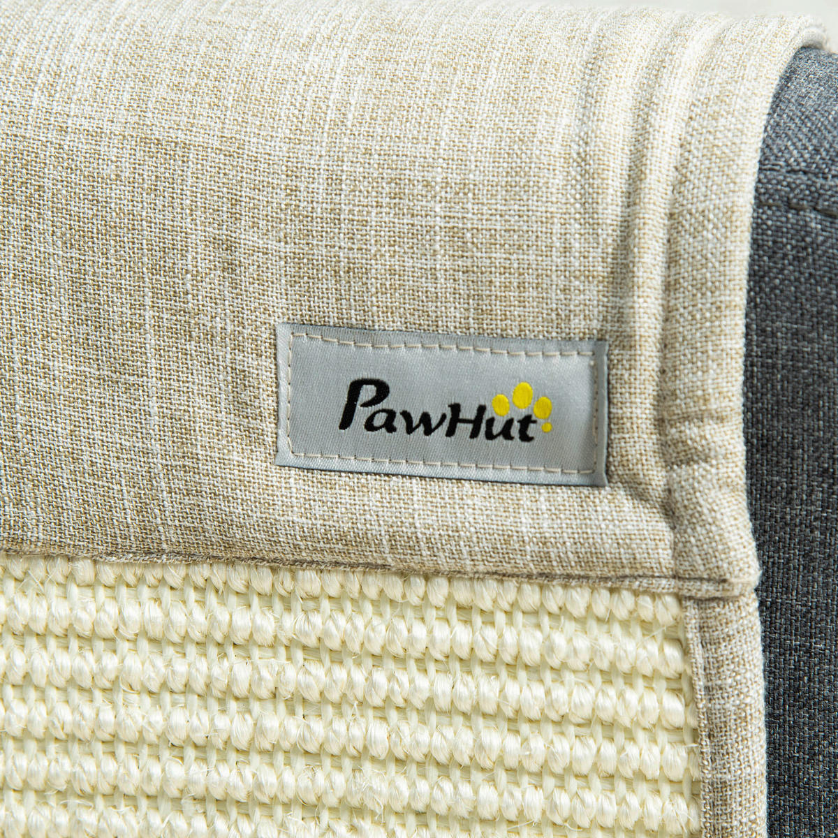 PawHut Tier-Zubehör grau Polypropylen B/H/L: ca. 45x130x0,3 cm Kratzebrett - beige/grau (0,30/45,00/130,00cm) - PawHut